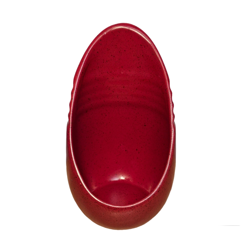 LTD Commodities Speckled Earthenware Red Up Right Spoon Rest